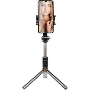 Трипод Dispho WS-18002 Selfie Stick Tripod Bluetooth Black ТОП в Харкові