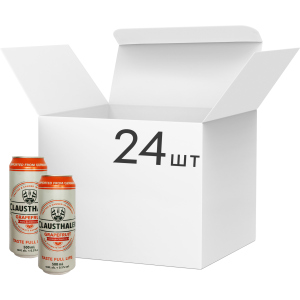 Упаковка пива Clausthaler Grapefruit светлое фильтрованное безалкогольное 0.25% 0.5 л х 24 шт (4053400208312)