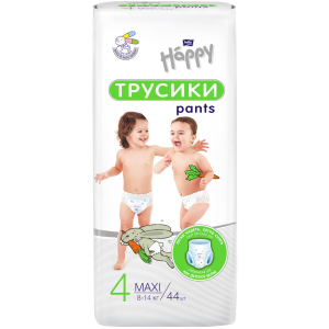 Підгузки-трусики дитячі Bella Baby Happy Maxi 8-14 кг 44 шт (5900516603236) ТОП в Харкові