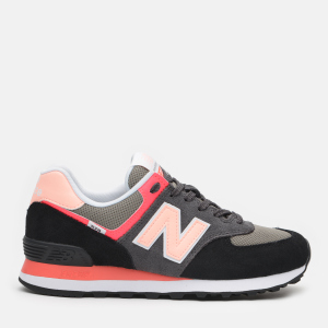 Кросівки New Balance WL574ST2 35.5 (6) 23 см Чорні з рожевим (195173226286) краща модель в Харкові