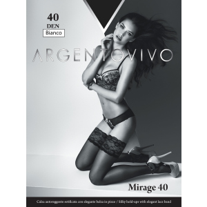 Чулки Argentovivo Mirage 40 Den 3/4 р Bianco (8051403068731) лучшая модель в Харькове