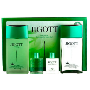 Набор Мужской Зеленый Чай для ухода за лицом Jigott Well-being Green Tea Homme Skin Care 2SET (8809541281273) в Харькове