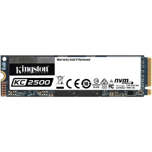 Kingston KC2500 1 ТБ NVMe M.2 2280 PCIe 3.0 x4 3D NAND TLC (SKC2500M8/1000G) ТОП в Харкові