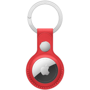 Шкіряний брелок Apple для AirTag з кільцем для ключів Red (MK103ZM/A) краща модель в Харкові