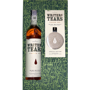 Віскі Writers Tear's Irish Whiskey у подарунковій упаковці з флягою 0.7 л 40% (5099811906019) краща модель в Харкові