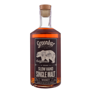 Виски Greenbar Slow Hand Single Malt Organic 0.7 л 42% (855675002077)