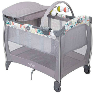 Манеж-кроватка Graco Contour Electra Patchwork (9D899PTWEU) ТОП в Харькове