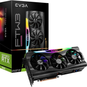 Відеокарта EVGA PCI-Ex GeForce RTX 3080 FTW3 Ultra Gaming 10GB GDDR6X (320bit) (1800/19000) (HDMI, 3 x DisplayPort) (10G-P5-3897-JP)