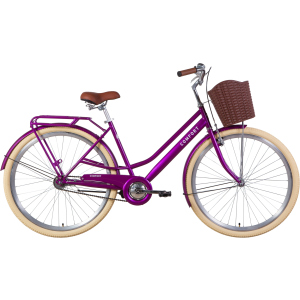 Велосипед Dorozhnik COMFORT FEMALE Velosteel 28" 19.5" 2021 Фіолетовий (OPS-D-28-196) краща модель в Харкові