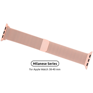 Ремінець Armorstandart Milanese Loop Band Apple Watch All Series 38-40 mm Pink (ARM55246) в Харкові