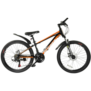 Велосипед Royal Baby Fema MTB 1.0 24" Official UA 2021 Чорний (RB24-10-BLK) ТОП в Харкові