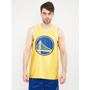 Майка Outer staff NBA EK2M1BBSQ-CURRY XL Жовта з синім (2120098602820) краща модель в Харкові