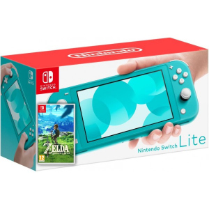 Nintendo Switch Lite Turquoise + Игра The Legend of Zelda: Breath of the Wild (русская версия) в Харькове