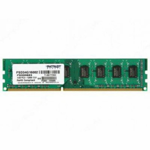 Модуль пам'яті для комп'ютера DDR3 4GB 1600 МГц Patriot (PSD34G16002) в Харкові