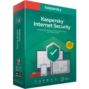 Kaspersky Internet Security 2020 для всех устройств, первоначальная установка на 1 год для 5 ПК (DVD-Box, коробочная версия) лучшая модель в Харькове