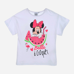 Футболка Disney Minnie UE1039 104 см Біла (3609084857295) рейтинг