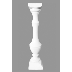 Балясина бетонна амфороподібна біла не потребує фарбування 17.5х69.5 см. краща модель в Харкові