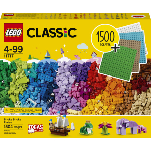 Конструктор LEGO Classic Кубики, кубики, пластины! 1504 деталей (11717) в Харькове