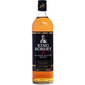 Виски King Robert II Blended Scotch Whisky 1 л 40% (5010852004328) надежный