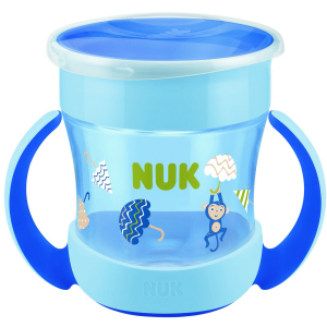 Поильник Nuk Evolution Mini Magic 160 мл Синій (4008600351825) краща модель в Харкові