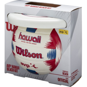 Набір волейбольний Wilson HAWAII AVP RD/BL/WH (WTH80219KIT) надійний