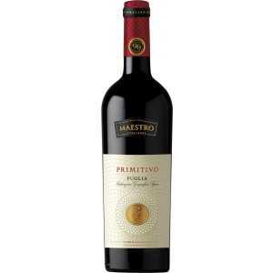 Вино Maestro "Primitivo" Puglia червоне сухе 0.75 л 13% (8008900006797) краща модель в Харкові