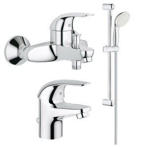 Набір змішувачів Grohe Euroeco 123226S надійний