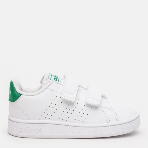 Кеды детские Adidas Advantage I EF0301 27 Ftwwht/Green/Gretwo (4061622828133) лучшая модель в Харькове