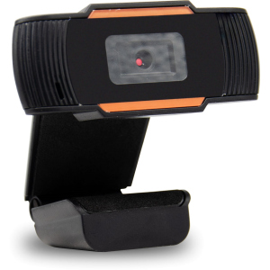 Веб-камера OKey WebCam HD 720P Black/Orange (WB100) краща модель в Харкові