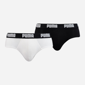 Труси-сліп Puma Basic Brief 2P 88910008 S 2 пари White Black (8718824610436) в Харкові