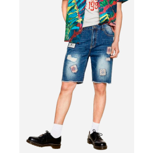 Шорты джинсовые Desigual 18SMDD12-5053 30 (8434486393899)