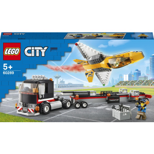 Конструктор LEGO City Great Vehicles Транспортер каскадерського літака 281 деталь (60289)