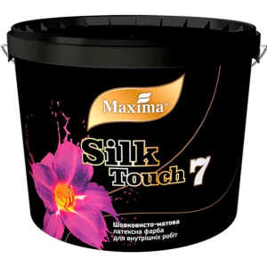 Шовковисто-матова латексна фарба "Silk Touch 7" Maxima 1.2 кг (4823083307851) в Харкові