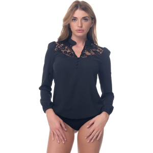 Боді-блузка AREFEVA L5247 S (44) Black (5902444159380)