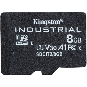 Kingston microSDHC 8GBSP Industrial Class 10 UHS-I V30 A1 (SDCIT2/8GBSP) лучшая модель в Харькове