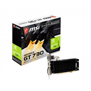 Відеокарта GF GT 730 2GB DDR3 MSI (N730K-2GD3H/LPV1) ТОП в Харкові