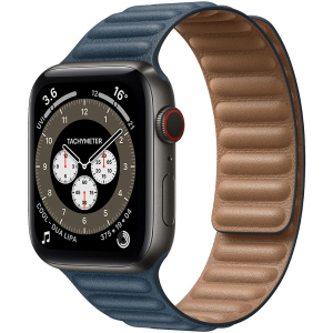 Ремінець Promate Maglet-40 для Apple Watch 38-40 мм 1/2/3/4/5/6/SE Baltic Blue (maglet-40.balticblue) ТОП в Харкові