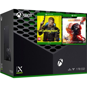 Microsoft Xbox Series X 1Tb + Cyberpunk 2077 (російська версія) + Star Wars: Squadrons (російська версія) ТОП в Харкові