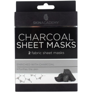 Маска тканевая для лица Skin Academy Charcoal 0.45 г х 2 шт (5031413987362) ТОП в Харькове