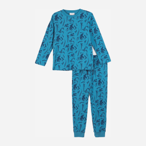 Піжама (лонгслів + штани) Coccodrillo Pyjamas ZC1448104PJS-014 104 см Синя (5904705589578) ТОП в Харкові