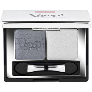 Тени для век Pupa Vamp! Compact Duo Eyeshadow №09 Silver Stone 2.2 г (8011607238033) ТОП в Харькове