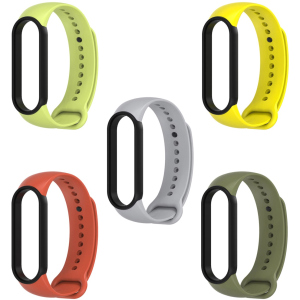 Набір ремінців MiJobs Dual Color Set 1 для Xiaomi Mi Band 6/5 5 шт (MJDualColorset1) надійний