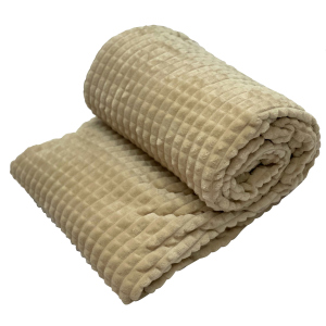 Плед-Покрывало Novita Люкс Ecotton Beige 150х200 (ROZ6400068760) лучшая модель в Харькове