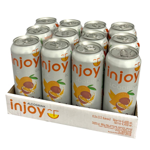 Упаковка слабоалкогольного напитка InJoy Манго Маракуйя 0.5 л х 12 шт 6.7% (4820236720956) краща модель в Харкові