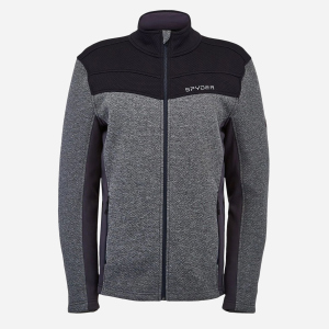 Спортивна кофта Spyder Encore Full Zip 38191250-014 XL Сіра з чорним (192636139589) в Харкові