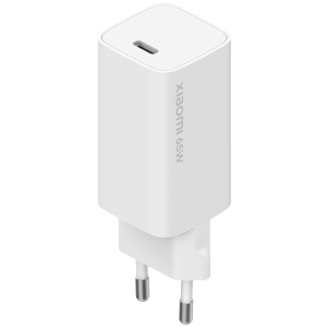 купить Зарядное устройство Xiaomi Mi 65W Fast Charger GaN Tech Type-C EU White (BHR4499GL)