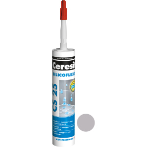 Затирка силіконовий шов Ceresit Micro Protect CS25 0.285 кг Світло-сірий (CR1095895) ТОП в Харкові