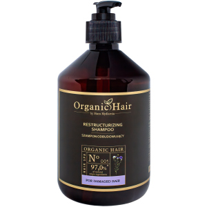 Відновлюючий органічний шампунь Stara Mydlarnia Organic hair для пошкодженого та сухого волосся 500 мл (5901638421920) надійний