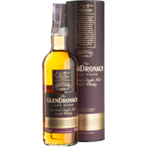 Віскі GlenDronach Port Wood 0.7 л 48% у тубусі (5060399687195) рейтинг