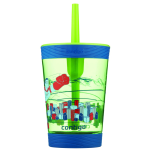 Склянка з трубочкою Contigo Spill Proof Tumbler Blue 420 мл (2115830) ТОП в Харкові